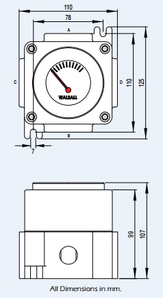 Control Stations (GRP) Hazardous Area - Ammeter - Walsall LCP160